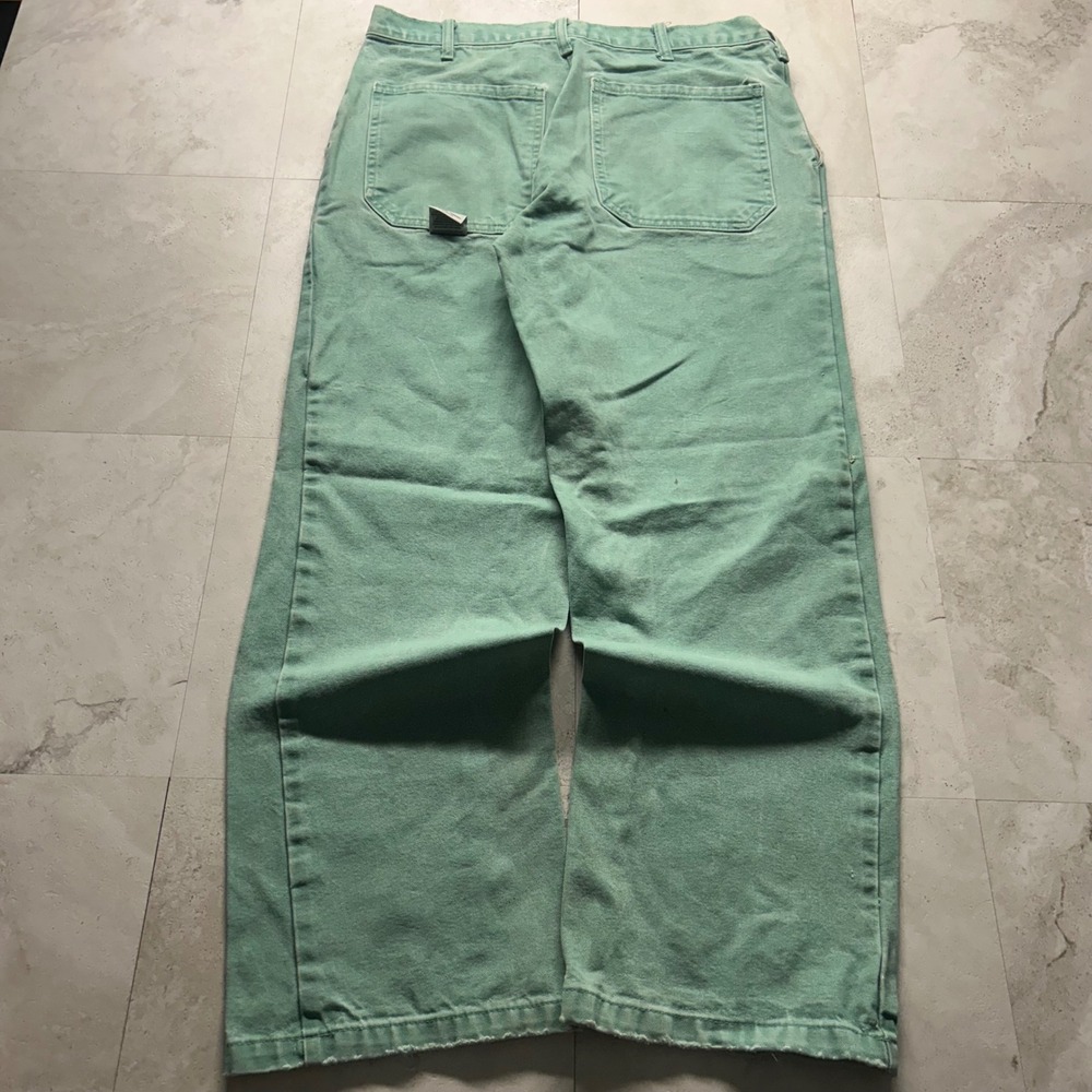 Steel Grip Westex Indura Flame Resistant Work Pants Green Mens 36x32 Distressed